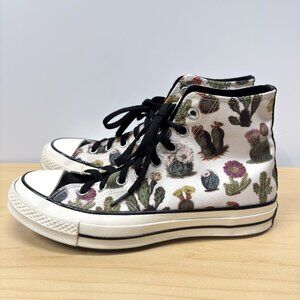 Converse Chuck Taylor 70, W 9.5 M 7.5, High Succulent Print Multicolor Sneakers